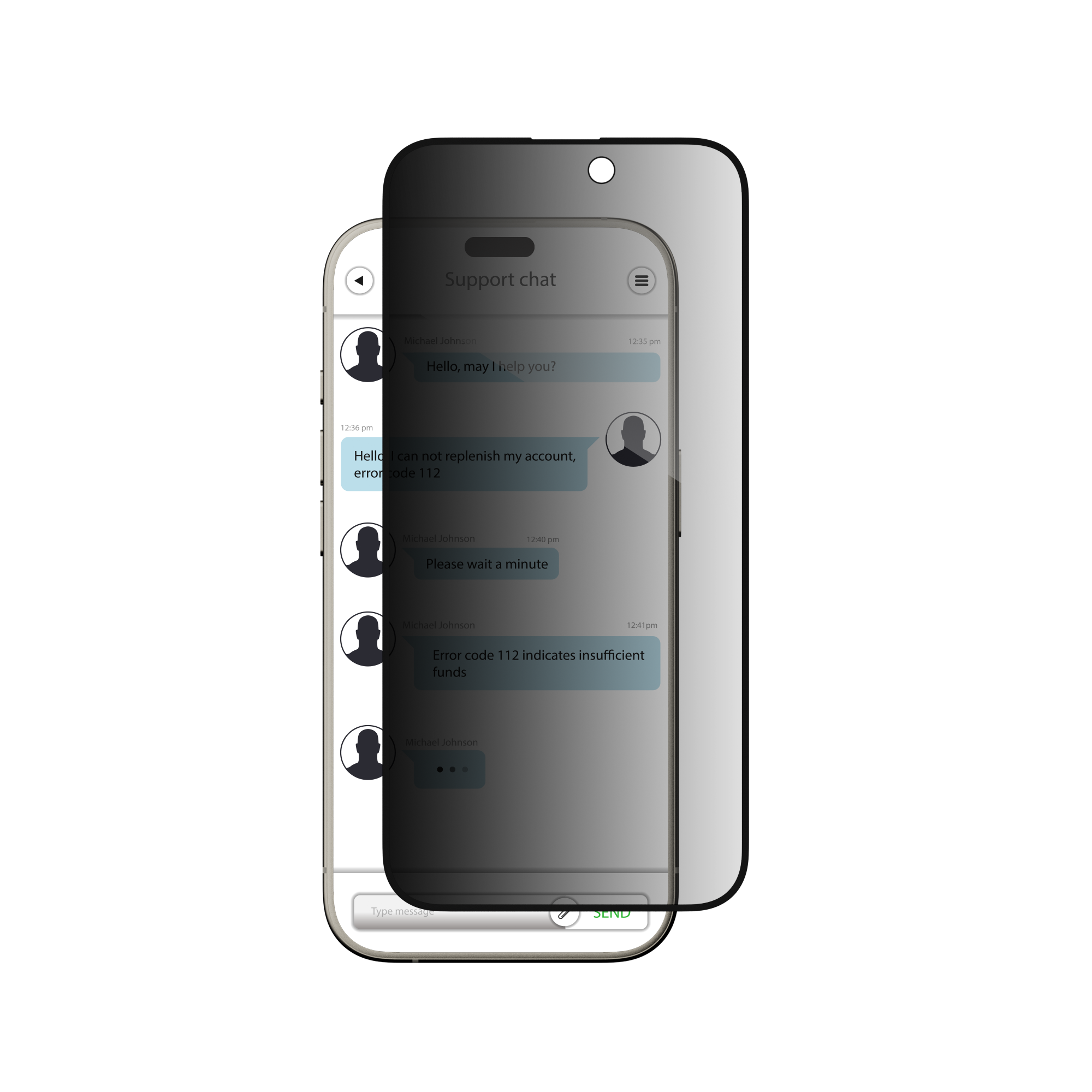 Glass Privacy iPhone Screen Protector for i15 – SwitchEasy