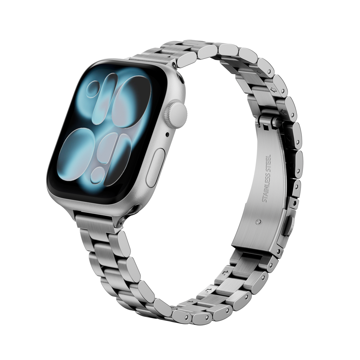 リップルフィッシャー　SILVER STREAM 96 FLOWS NANO Chaîne Stainless Steel Watch Loop – SwitchEasy