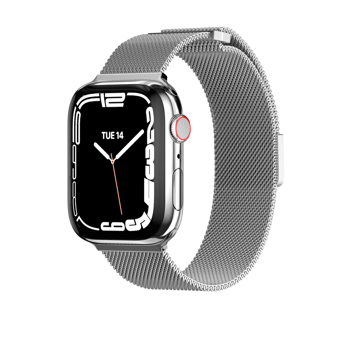 Silver mesh outlet apple watch band