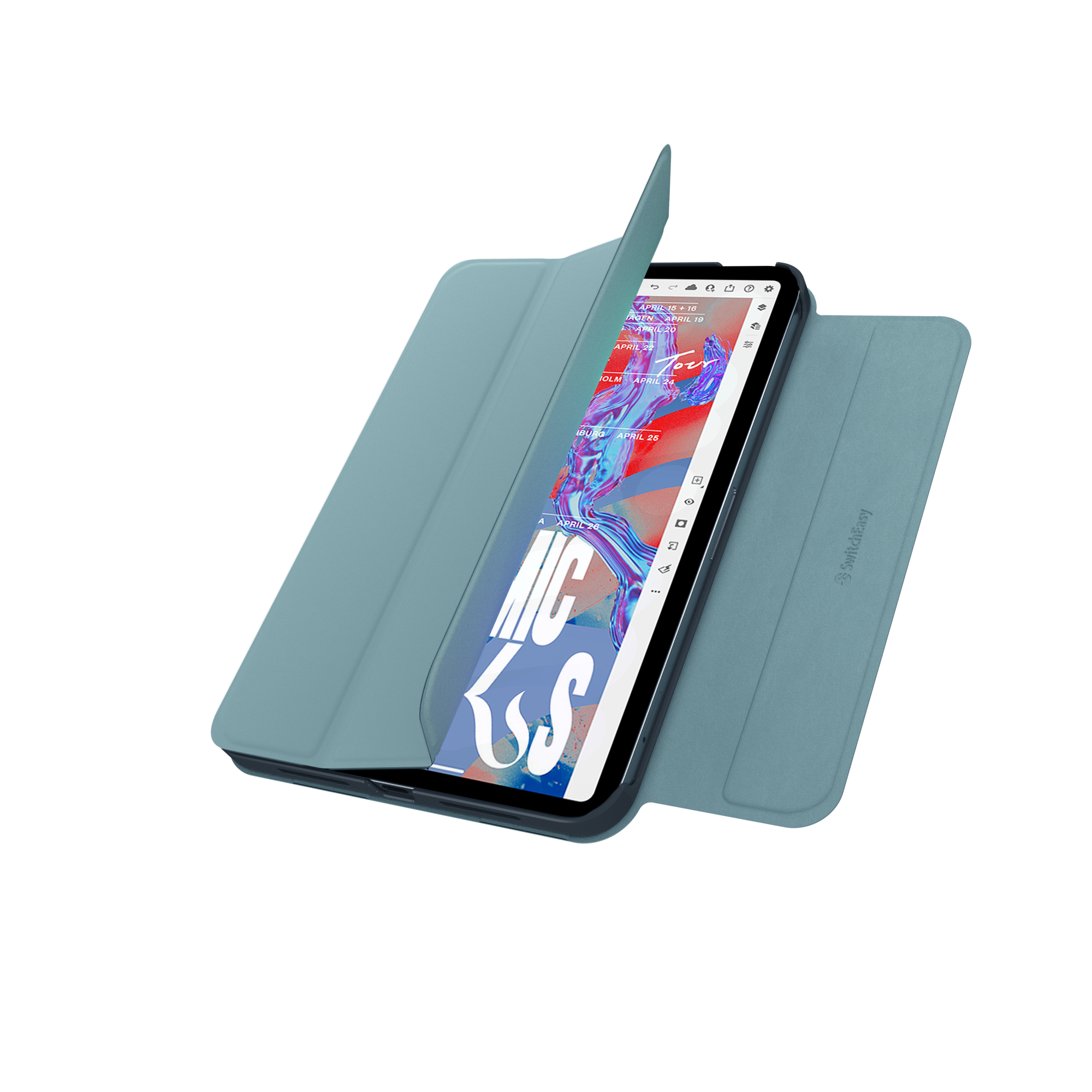 Origami+ Magnetically Detachable Folio iPad Case with Pencil
