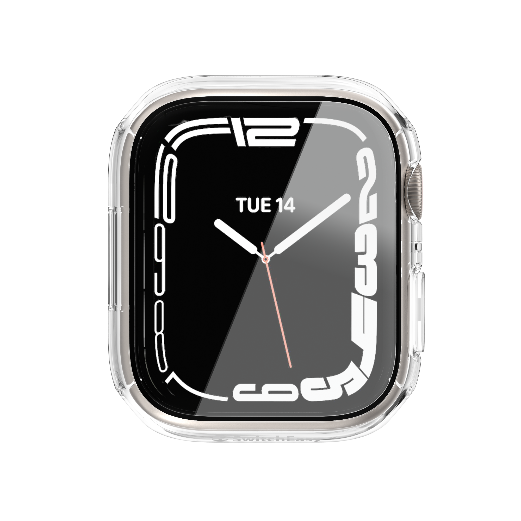 Nude Tempered Glass Hybrid Apple Watch Case – SwitchEasy