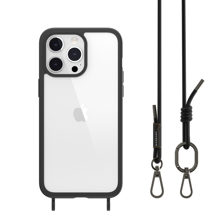ROAM + STRAP Shockproof Protective Case with Lanyard for iPhone 15 Series