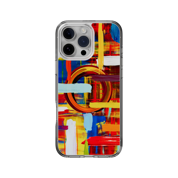 Style M Pattern Shockproof iPhone 16 Case