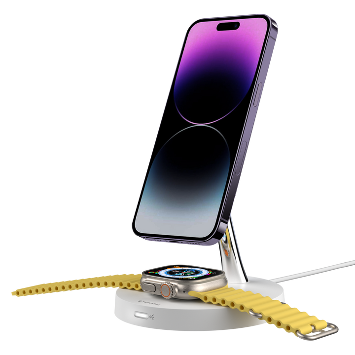 MagPower 2-in-1 Magnetic Wireless Charging Stand