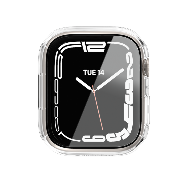 Nude Tempered Glass Hybrid Apple Watch Case